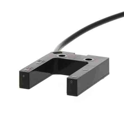 Omron Through Beam Photoelectric Sensor, Fork Sensor, 25 mm Detection Range