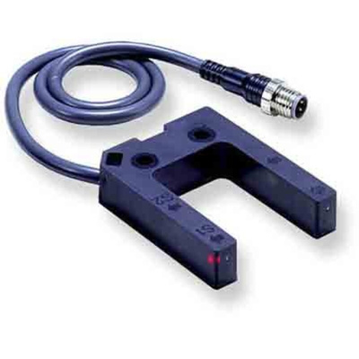 Omron Through Beam Photoelectric Sensor, Fork Sensor, 25 mm Detection Range