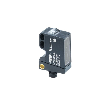 Baumer Light Barrier Photoelectric Sensor, Rectangular Sensor, 1800 mm Detection Range IO-LINK