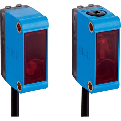 Sick Through Beam Photoelectric Sensor, Block Sensor, 30 mm Detection Range