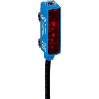 Sick Proximity Photoelectric Sensor, Rectangular Sensor, 120 mm Detection Range