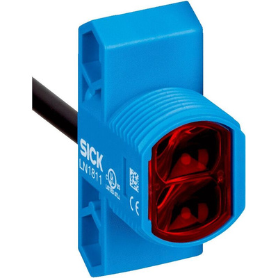 Sick Retroreflective Photoelectric Sensor, Rectangular Sensor, 7.8 m Detection Range