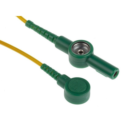 RS PRO ESD Earthing Wire Stud With 10 mm Stud