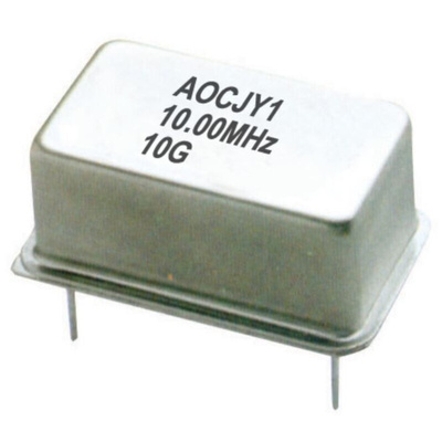 Abracon, 100MHz XO Crystal Oscillator, ±500.00ppb Sinewave DIP14 AOCJY1-10.000MHZ-E-SW