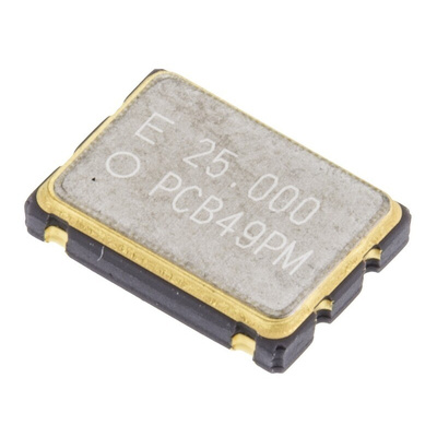 Epson, 25MHz XO Oscillator, ±50ppm CMOS, 4-Pin SMD Q3309CA40010812