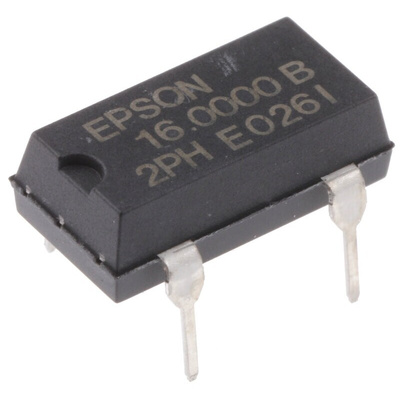 Epson, 16MHz XO Oscillator, ±50ppm CMOS, 4-Pin PDIP Q3204DC21000300