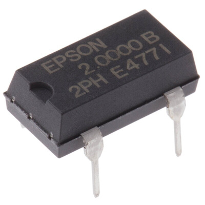 Epson, 2MHz XO Oscillator, ±50ppm CMOS, 4-Pin PDIP Q3204DC21033300
