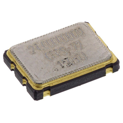 IQD, 24MHz XO Oscillator, ±50ppm HCMOS, TTL, 4-Pin SMD LFSPXO019082