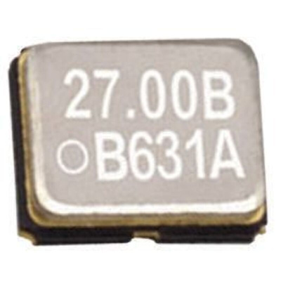Epson, 27MHz XO Oscillator, ±50ppm CMOS, 4-Pin SMD Q33210BD0000611