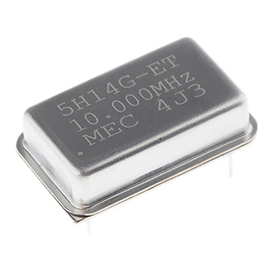 MERCURY, 10MHz Clock Oscillator, ±50ppm HCMOS, TTL, 14-Pin PDIP 5H14ET-10.000