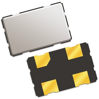 QANTEK, 24.576MHz Clock Oscillator, ±25ppm HCMOS, 4-Pin SMD QX533A24.57600B15R