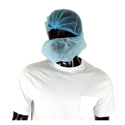 N43230HP | PAL Blue Disposable Beard Mask, One Size, Non-Metal Detectable, Ideal for Food Industry Use