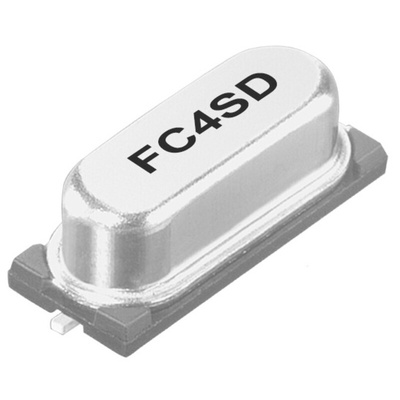 Abracon 4MHz Crystal ±30ppm SMD 2-Pin 13.5 x 5.0 x 4.5mm