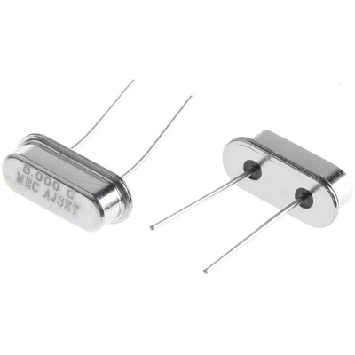 MERCURY 8MHz Crystal ±30ppm HC-49-US 2-Pin 10.7 x 4.3 x 3.5mm