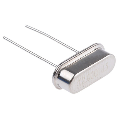 Euroquartz 12MHz Crystal ±30ppm HC-49-4H 2-Pin 10.77 x 4.34 x 3.5mm