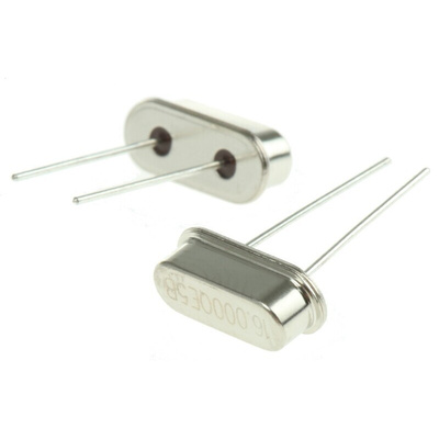 QANTEK 16MHz Crystal ±20ppm HC-49/U-S 2-Pin 11.05 x 4.65 x 3.5mm
