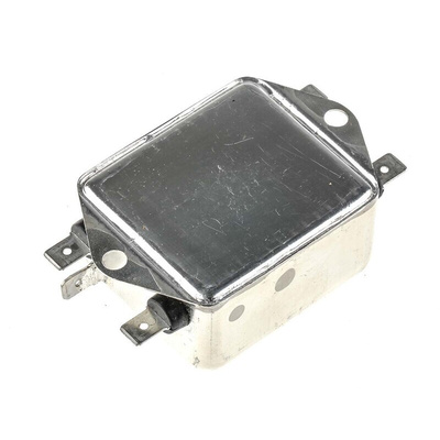 RS PRO 10A 250 V ac 400Hz, Chassis Mount RFI Filter, Tab