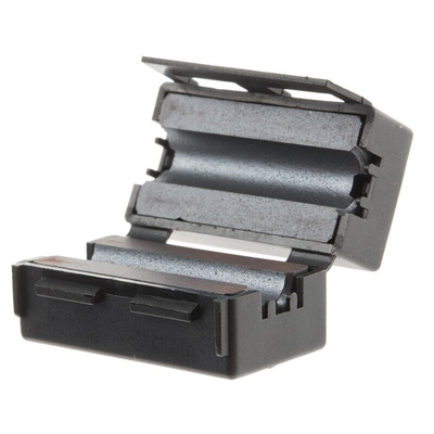 RS PRO Openable Ferrite Clamp, 20.5 x 33 x 20mm, For Computer Peripherals, Digital TV, Internal & External Power