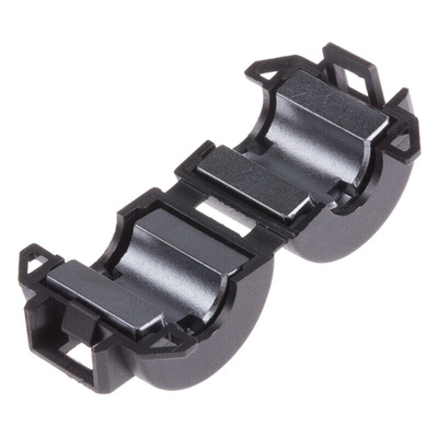 RS PRO Openable Ferrite Clamp, 19.5 Dia. x 23mm, For Computer Peripherals, Digital TV, Internal & External Power