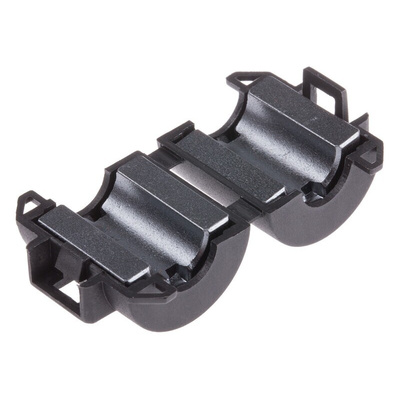 RS PRO Openable Ferrite Clamp, 19.5 Dia. x 23mm, For Computer Peripherals, Digital TV, Internal & External Power