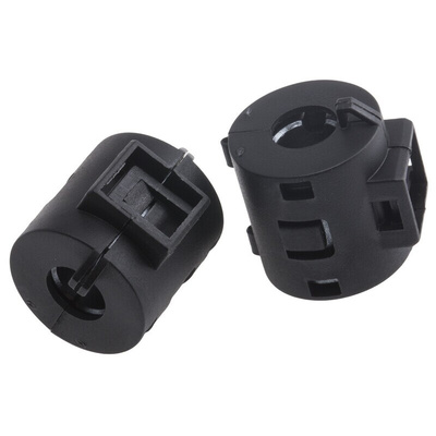 RS PRO Openable Ferrite Clamp, 19.5 Dia. x 23mm, For Computer Peripherals, Digital TV, Internal & External Power