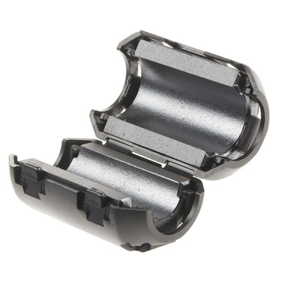 RS PRO Openable Ferrite Clamp, 23.5 x 36 x 22.5mm, For Computer Peripherals, Digital TV, Internal & External Power