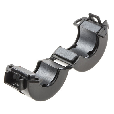 RS PRO Openable Ferrite Clamp, 29 Dia. x 33mm, For Computer Peripherals, Digital TV, Internal & External Power Cables,