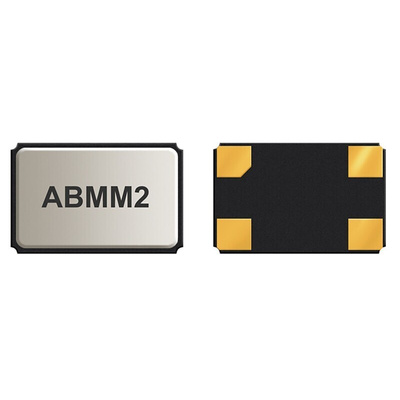 Abracon 28.6363MHz Crystal Unit ±20ppm SMD 4-Pin 3.2 x 2.5 x 1mm