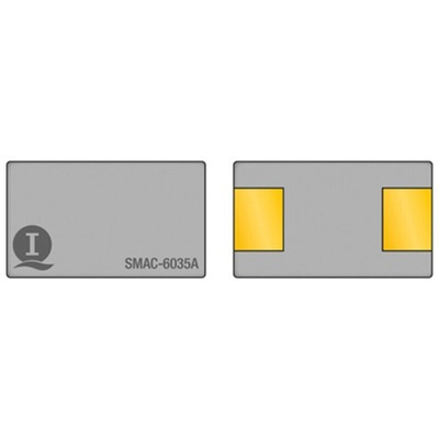 Interquip 14.7456MHz Crystal Unit ±30ppm SMD 2-Pin 6 x 3.5 x 1mm