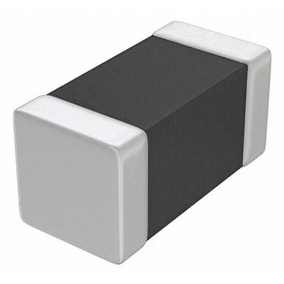 Murata Ferrite Bead (Chip Ferrite Bead), 1.6 x 0.8 x 0.8mm (0603 (1608M)), 600Ω impedance at 100 MHz, 700Ω impedance at