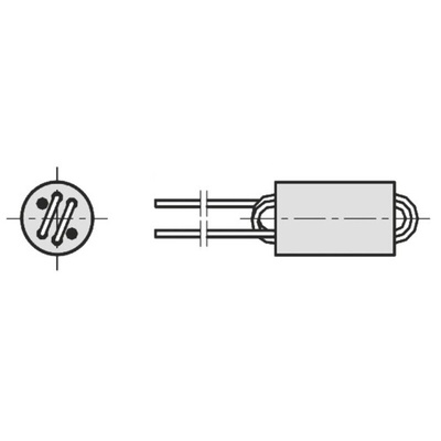 Fair-Rite Ferrite Bead, 6 (Dia.) x 10mm (Radial), 690Ω impedance at 100 MHz