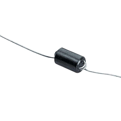 Wurth Elektronik Ferrite Bead, 6 (Dia.) x 15mm (Axial), 720Ω impedance at 25 MHz, 1240Ω impedance at 100 MHz