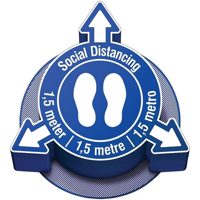 Brady Vinyl Social Distancing Social Distance Sign