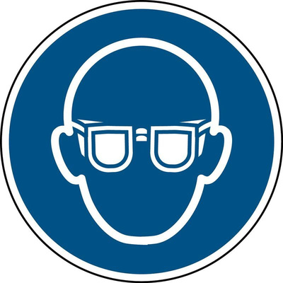 Brady Laminated Polyester B-7541 Mandatory Eye Protection Sign