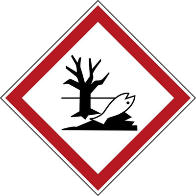 Polyester Fire Safety Label, None With Pictogram Only Text Self-Adhesive