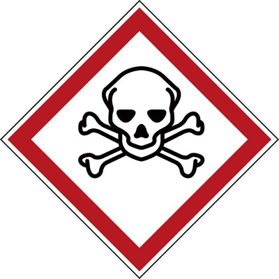 Polyester Fire Safety Label, None With Pictogram Only Text Self-Adhesive