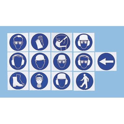 Brady PET Mandatory Use This Walkway Sign With Pictogram Only Text