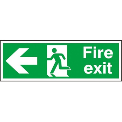 Vinyl FIRE EXIT, Fire Exit, English, Exit Sign