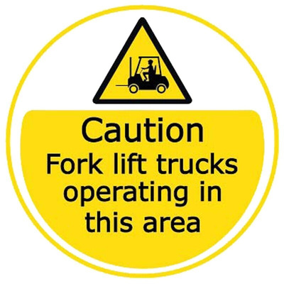 RS PRO General Hazard Hazard & Warning Label (English)