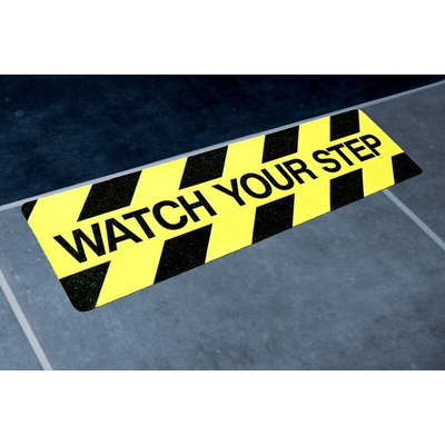 RS PRO General Hazard Hazard & Warning Label (English)