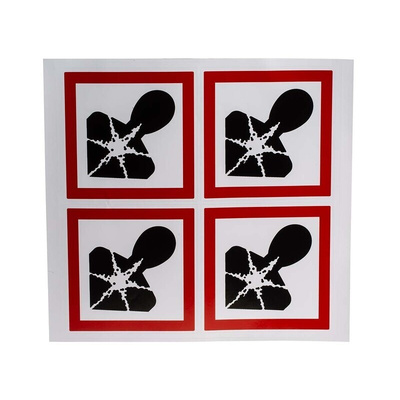 RS PRO General Hazard Hazard & Warning Label (English)