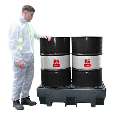 RS PRO Polyethylene Drum Pallet for Oil