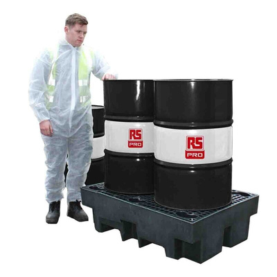RS PRO Polyethylene Drum Pallet for Oil