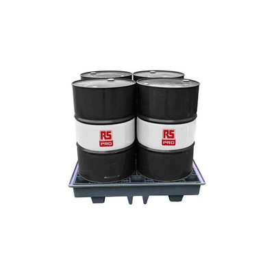 RS PRO Polyethylene Drum Pallet for Oil