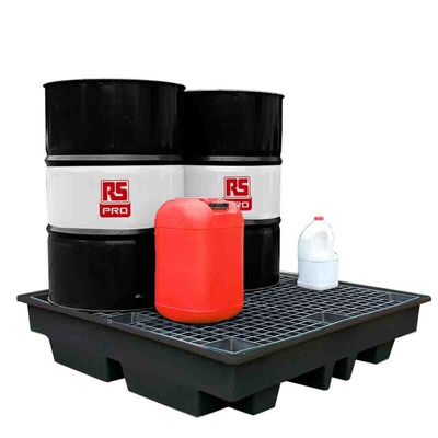 RS PRO Polyethylene Drum Pallet for Oil