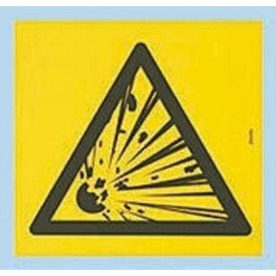 Brady Self-Adhesive Hazardous Substances Hazard Warning Sign