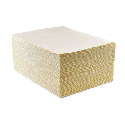 Ecospill Ltd Pad Spill Absorbent for Chemical Use, 80 L Capacity, 100 per Pack