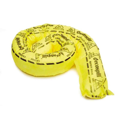 Ecospill Ltd Sock Spill Absorbent for Chemical Use, 50 L Capacity, 10 per Pack