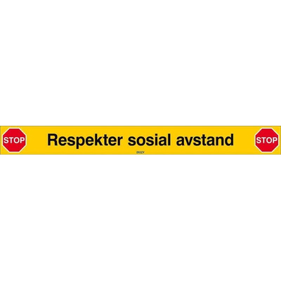 Safety Poster, PP, Norwegian, 80 mm, 800mm