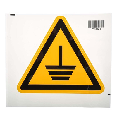 Brady Self-Adhesive Electrical Hazard Warning Sign